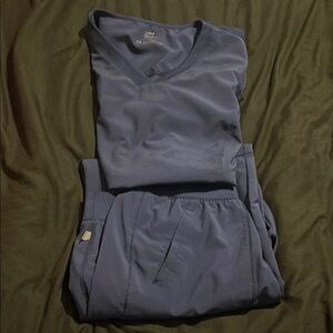 Navy Blue Scrub Set